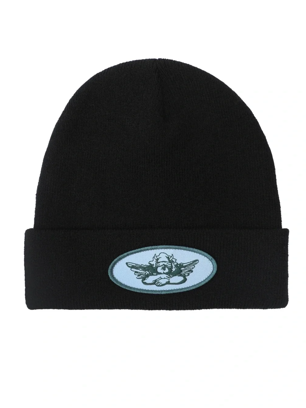 NWOT Boys Lie Black Patch Logo Beanie